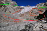 Massif des crins - Glacier Blanc - Octobre 2007