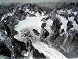 Massif des Écrins - Glacier du Sélé vers 1950