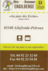 Ailefroide - Hôtel-restaurant Engilberge
