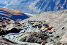 Himalaya - Npal - Himlung Himal - Camp de base  5200 m, le 16 octobre 2005 avant les chutes de neige