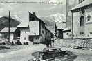 Vallouise - Place de l'Église vers 1900