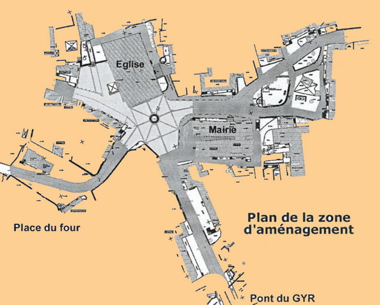 Plan de la zone d'aménagement