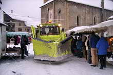 Vallouise - Chaud, chaud, le marché du 3 janvier 2008 !