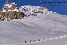 Ski Écrins Alpinisme - Montée à la Blanche