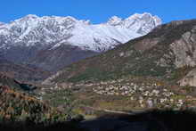 La Vallouise - Couleurs et neige d'automne