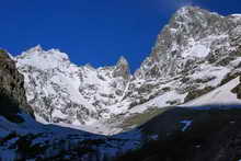 Glacier Noir - Pic Coolidge (3775 m) et Barre des Écrins (4102 m) 