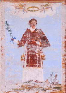 Vallouise - Fresque de saint Étienne