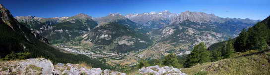 Saint-Martin-de-Queyrires - Panorame depuis l'Oriol de Queyrires