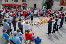 Musiques en Écrins - Les Briançonneurs, concert de cors des Alpes à Vallouise