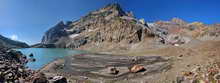 Lac de l'Eychauda et Glacier de Séguret-Foran