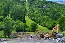 Pelvoux - Travaux de remplacement du Télésiège du Préron