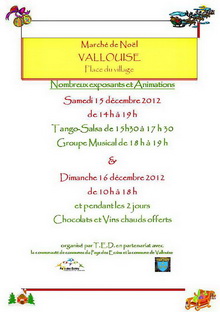 Vallouise - 15 décembre 2012 - Marché de Noël