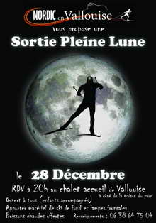 Nordic en Vallouise - Sortie pleine lune