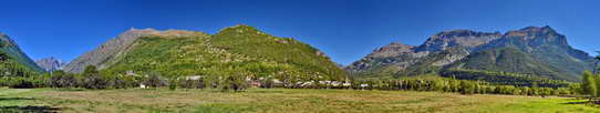 Vallouise - Panorama de la plaine