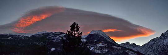 Vallouise - Effet de foehn sur l'Aiglière