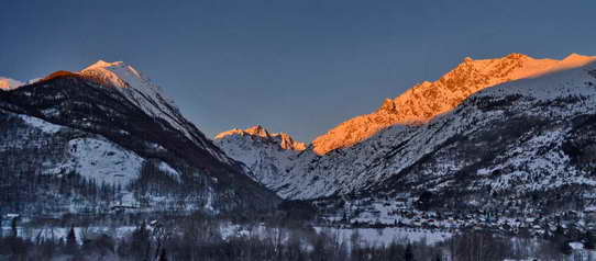 Vallouise - Dans le froid glacial du matin