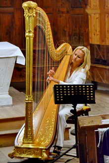 Musiques en Écrins - Isabelle Courret à la harpe