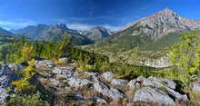 Puy-Saint-Vincent - la Vallouise depuis le Villaret