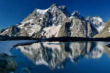 Glacier Blanc - Mont Pelvoux depuis le Lac Tuckett