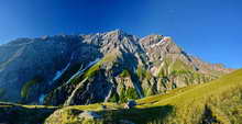 L'Argentière - Vallon du Fournel - Cabane de la Balme face à la Crête de Dormillouse