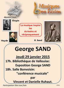 Lerev et Musiques en Écrins - Conférence musicale autour de Georges Sand