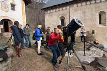 Vallouise - Observation de l'éclipse de soleil