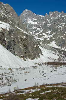 Pré de Madame Carle - Mont Pelvoux et Barre des Écrins