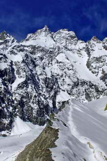 Massif des Écrins - Moraine du Glacier Noir, Pic Coolidge, voie Bonatti