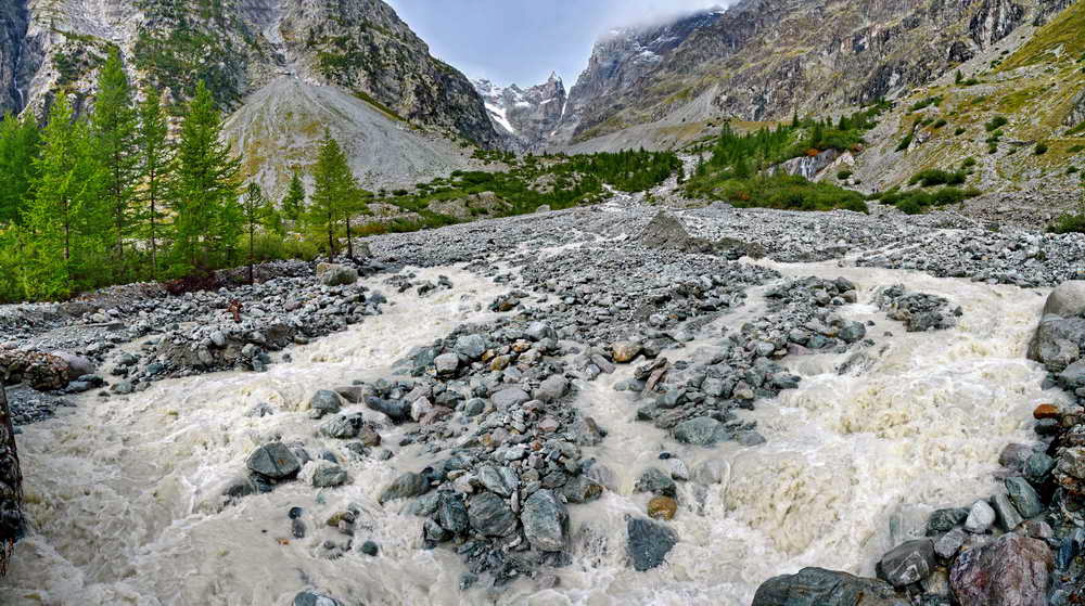 Pré de Madame Carle - Torrent du Glacier Noir, vers l'amont