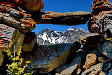 La Vallouise - Vallon de Chambran,  les Prés du Rocher, massif de Clouzis