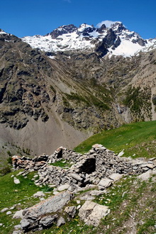 La Vallouise - Vallon de Chambran, les Prés du Rocher, massif de Clouzis