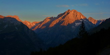 La Vallouise - Lever de soleil sur le haut massif