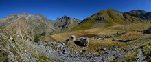 Pelvoux - Vallon et cabane de la Selle, massif de Clouzis