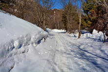 Saint-Martin-de-Queyrières - Bouchier, route d'accès