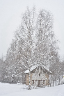 Vallouise-Pelvoux sous la neige - Chapelle Saint-Genest