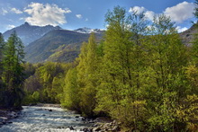 Vallouise - L'Onde, au Pont Gérendoine