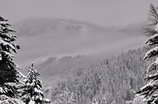 Gros temps sur les Écrins - La Vallouise en noir et blanc