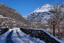Vallouise - Premières neiges - Pont Gérendoine