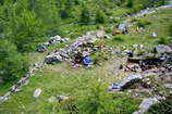 Archéologie - Combe de Narreyroux - Fouilles du Grand Fond (juillet 2007)