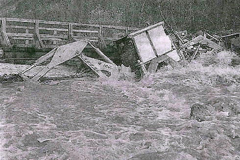 Crue dans la Combe du 3 octobre 2006 - La Biaysse en crue