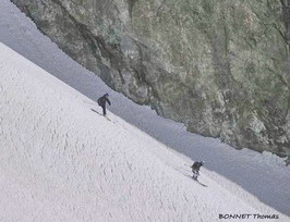 Mont Pelvoux - Record aller-retour (Descente du couloir Coolidge)